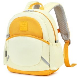 CAMTOP Toddler Backpack for Boys Girls 2-4, Kids Backpacks for Kindergarten Preschool, 12" H Small Bookbag for Daycare Travel Diaper (Yellow)