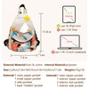 POPUCT Cute Small Cotton Hand Craft Backpack Purse Mini Multi