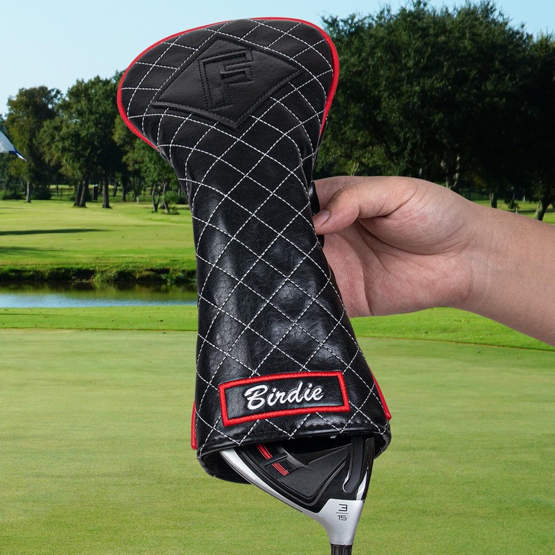 Golf Club Head covers Fairway Wood FW with Interchangeable Number