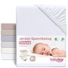 babybay Jersey Fitted Sheet Deluxe Double Pack Suitable for Boxspring