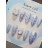 Angel Core [Handmade Nail Tips] Emily Nail - Mini Short