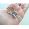 JewelryEveryday Coffee, Muffin & Fork Keychain, Coffee Shop Employee Appreciation