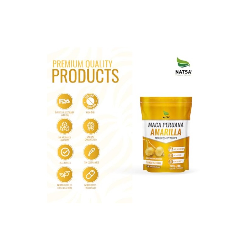 NATSA Maca Peruana Amarilla 1 kg