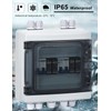 DIHOOL Solar Disconnect Switch with PV Surge Protector IP65 PV