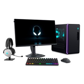 Alienware Pro Wireless Gaming Keyboard - Bluetooth 5.1/2.4 GHz Radio Frequency Connectivity, Linear Mechanical, Hot-swappable switches, Tri mode connectivity, Adjustable Height - Dark Side of the Moon