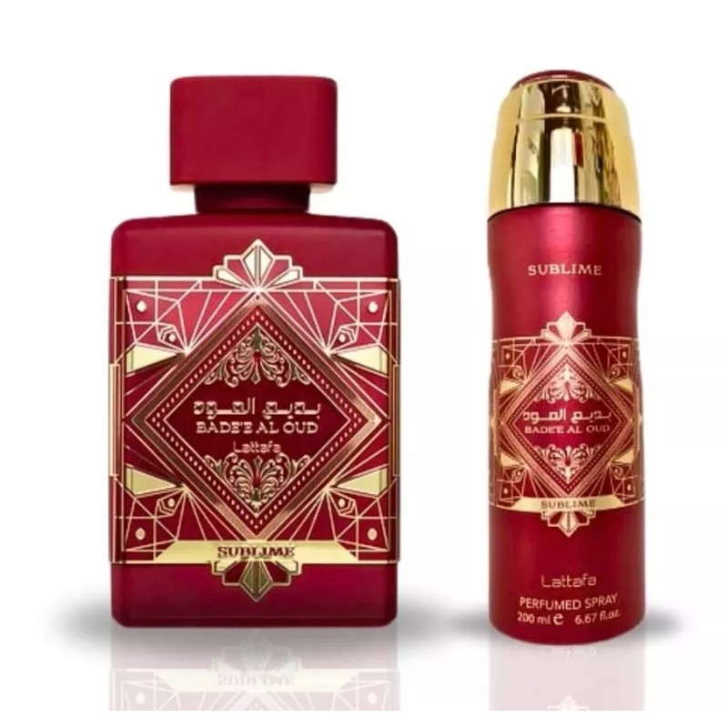 Lattafa Bade'e Al Oud Sublime EDP Spray 100ML & Deodorant