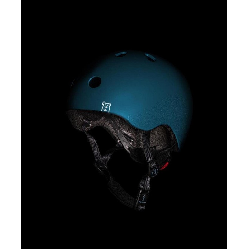 Scoot&Ride Unisex Youth Helmets XXS, Reflective Steel, S