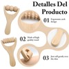 KASURE Wooden Massage Roller, 4 Pcs Manual Massage Tools, Back
