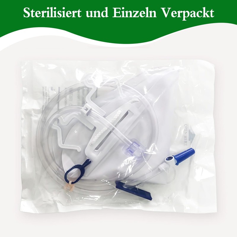 Urine Drainage System, Urine Bag 2000 ml with Anti-Reflux Valve