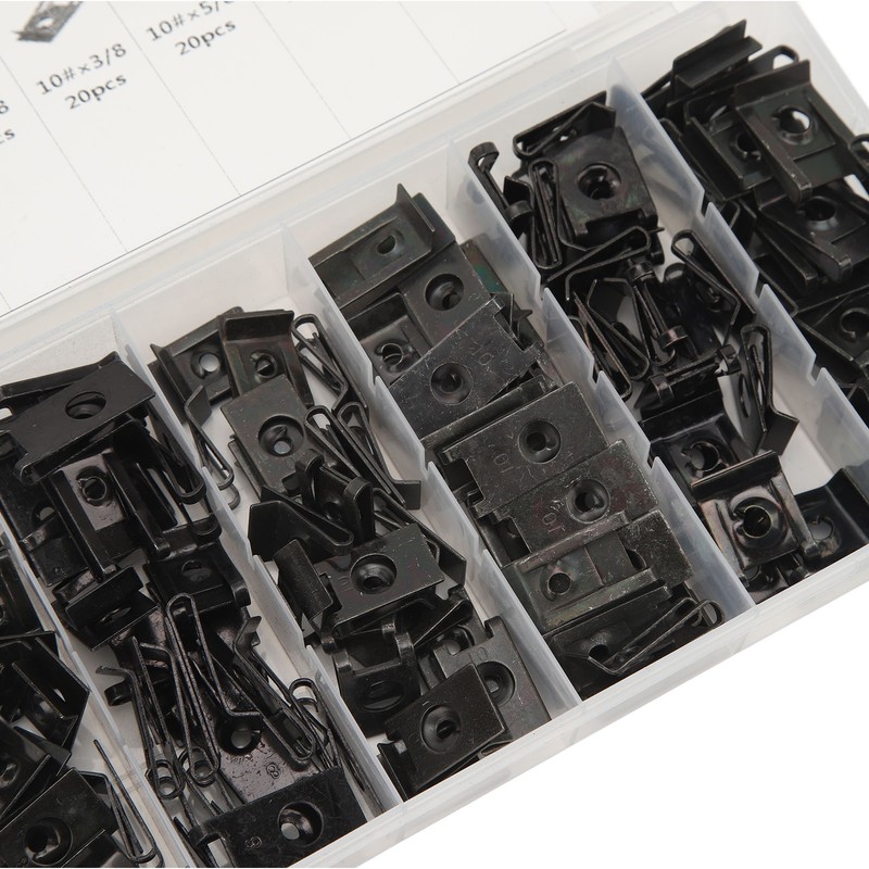 U Nut Clip Kit Stable Fixing High Strength 6 Size