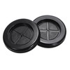 sourcing map Rubber Grommet Round Double-Sided Mount Dia 40 mm