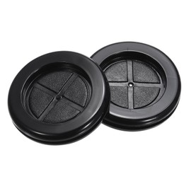 sourcing map Rubber Grommet Round Double-Sided Mount Dia 40 mm ID 35 mm for Wire Protection 8pcs