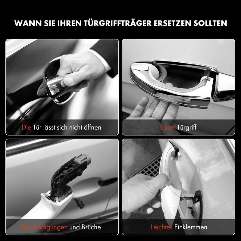 Frankberg Door Handle Carrier Bearing Bracket Handle Carrier Front Left