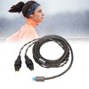 2Pin Sound Cable 3 in 1 Silver Plated Copper Cable