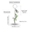 Crystal Rhinestone Green Gecko Keychain Keychain Bling Bag Charm Southwest