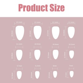 24 Pcs Stick on Nails, French Tip kiss False Nails, Nude Pink Medium press on Fingernails Set Removable Glue-on With Removable Glue-on 3D Flowers And Butterfly Design, for Women Girls Nail Art