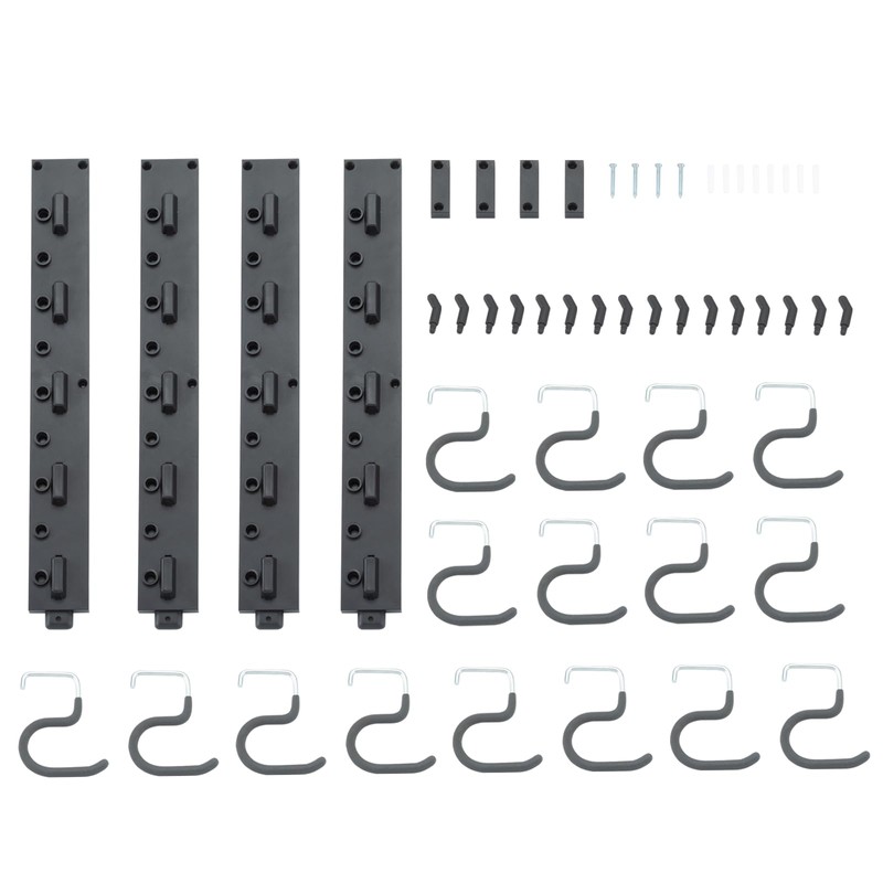 WellMade 64'' Adjustable Garden Tool Organizer, Garage Storage System with