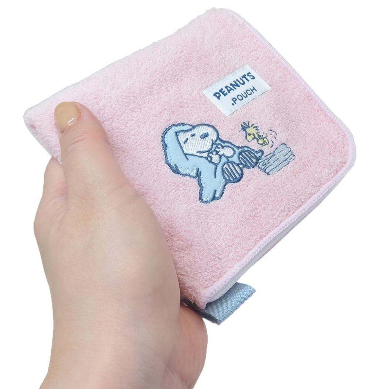Snoopy Dotto Pouch Snoopy Organic Cotton Towel BE