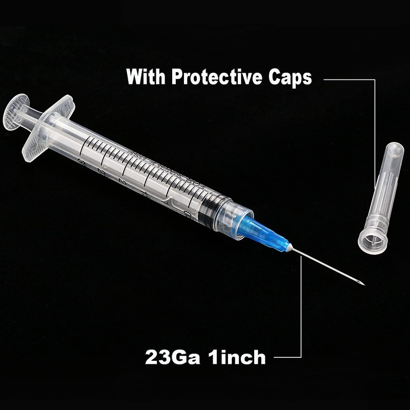 25Pack 3ml with 23 G Individual Package Suitable for Industrial,