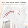 Punch Cards Practical Soft Durable Double Sided Printing Knitting Machine