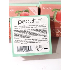 BENEFIT PEACHIN Golden Beach Blush Soft Shimmer 2.5g/0.08 Oz Mini NEW SEALED