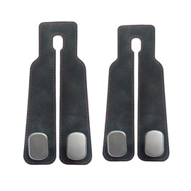 Kijrteark 2 Pack Headrest Hooks for Car Accessories, Car Seat Back Storage Hook,50 LBS Load Capacity Space Saving Easy Access for Men Women Car Organizer (Black)