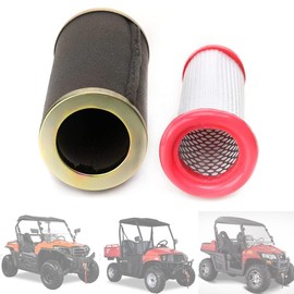 Chikia Hisun UTV 400 Air Filter Compatible with Coleman Hisun UTV 250,400,450,800,strike 550,sector 1000,sector 1000 crew Massimo,UT400,Bennche（Not for T-Boss/Buck）