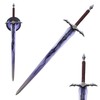 COSWOR 46.5" Anime Stainless Steel Demon King Baran's Long Sword