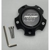 PRO COMP Flat Black Wheel Center Cap with Screws 703154502