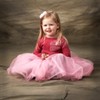 My Lello Red Big Girls Tutu 3-Layer Ballerina (4T-10yr)