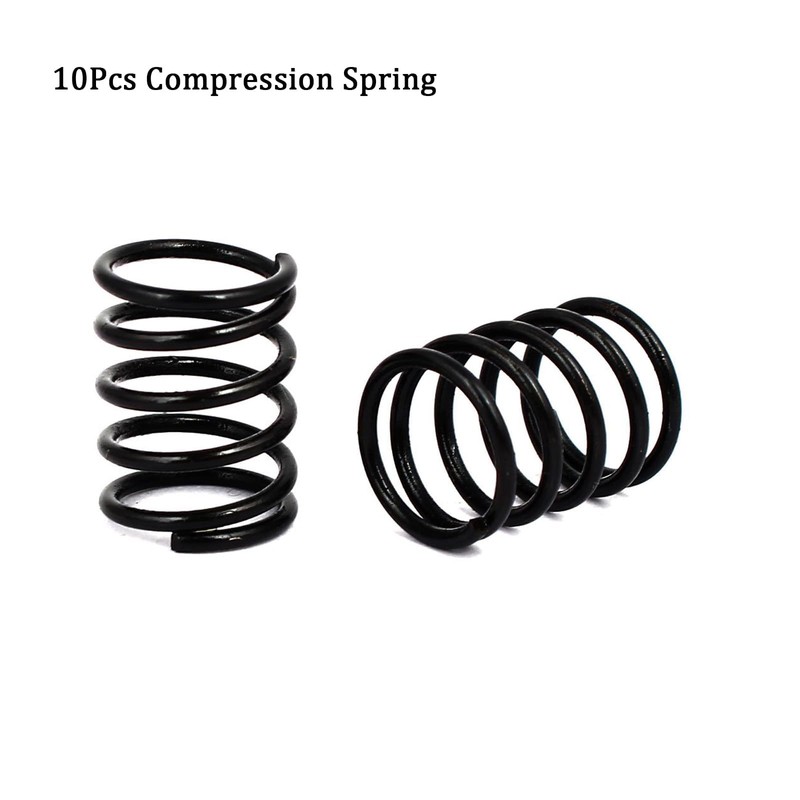 TOP-VIGOR 10Pcs Compression Spring, 1.2mm Wire Dia, 12mm OD, 15mm