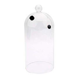 SousVideTools | Glass Dome Drinks Cloche with Valve | Cocktail Smoker Bell Jar