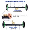 EVEAGE 2-in-1 Undercarriage Pressure Washer Attachment, 16" Pressure Washer Undercarriage