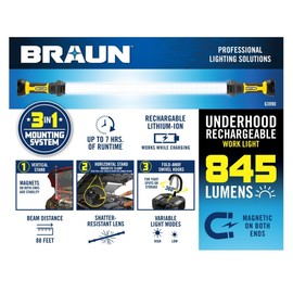 Braun 63990 845 Lumen Underhood Rechargeable Work Light