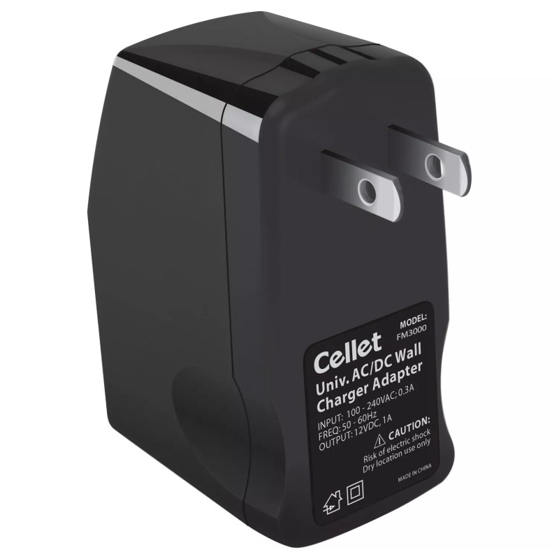 Cellet Power Converter, 120V AC to 12 V DC (3000mA)