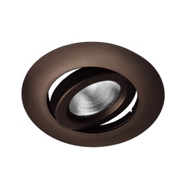 NICOR Lighting 6 inch Oil-Rubbed Bronze Recessed Gimbal Ring Trim, Fits 6 inch Housings (17558OB)