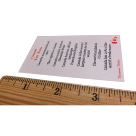 Canada Fact Cards Bulk Bundle Teachers Classroom Pack Fun Facts for Canadian Trivia, Set of 24