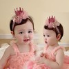 Bianhuan Baby Hair Band, Ribbon, Crown, For Kids, Baby Hair