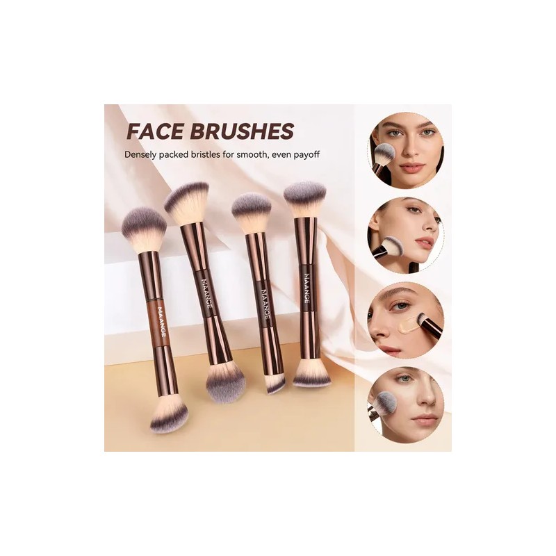 13pzs Brochas Maquillaje Profesional Con Bolsa De Cosméticos