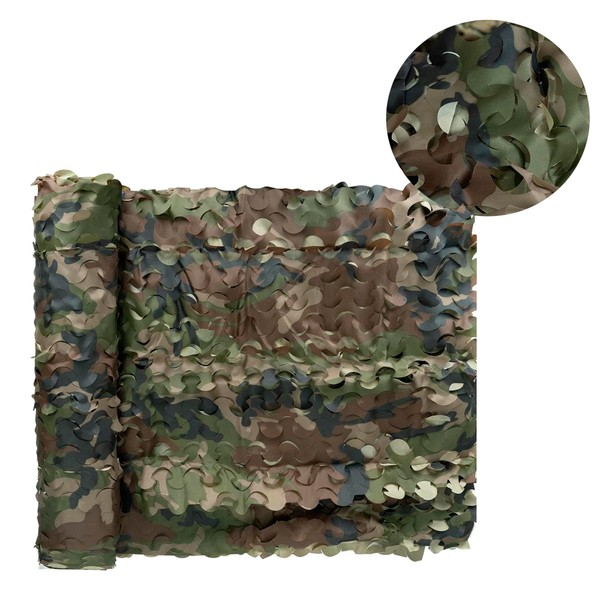 Woodland Camo Netting 40'' x 80'' Camouflage Net Blinds 5