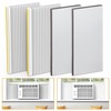 LBG Products Window AC Side Panels,Double Layers Adjustable Side Panel