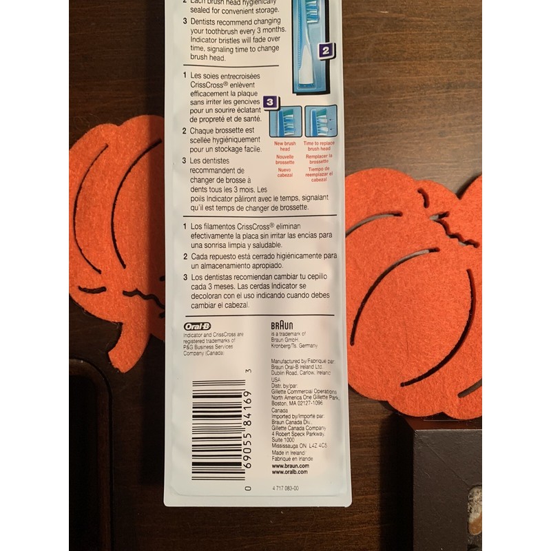 Oral-B READ*ORAL-B Sonic Complete Replacement Toothbrush Brush Heads Vitality S200