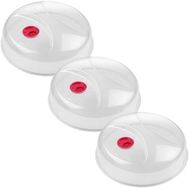 YBM Home Microwave Splatter Cover Keeps Your Microwave Spotless During Food Heating, Anti-Splatter Plate Lid Cover, BPA Free and Dishwasher Safe, 11.75 Inches, 33-1172-3