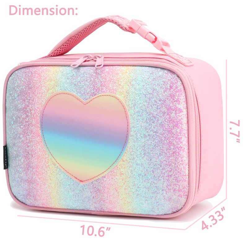 FlowFly Kids Lunch box Insulated Soft Bag Mini Cooler Back