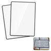 MANJIAMEI 3X Page Magnifying Sheet for Reading 2Pcs Flat Magnifier