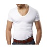 Mr. Davis Men's Bamboo Viscose Traditional Cut V Neck Undershirt