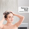 Brushed Nickel Rain Shower Head, 9" Round Rainfall Waterfall Overhead