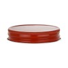 Nakpunar 12 pcs Red Mason Jar Lids with Plastisol Liner
