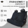 Universal Back Seat Protector Towel -Black – Full Coverage, Soft