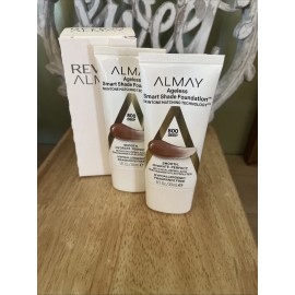 Revlon New! 2 PACK Revlon Almay DEEP 800 AGELESS SMART SHADE FOUNDATION MAKE-UP - NIB
